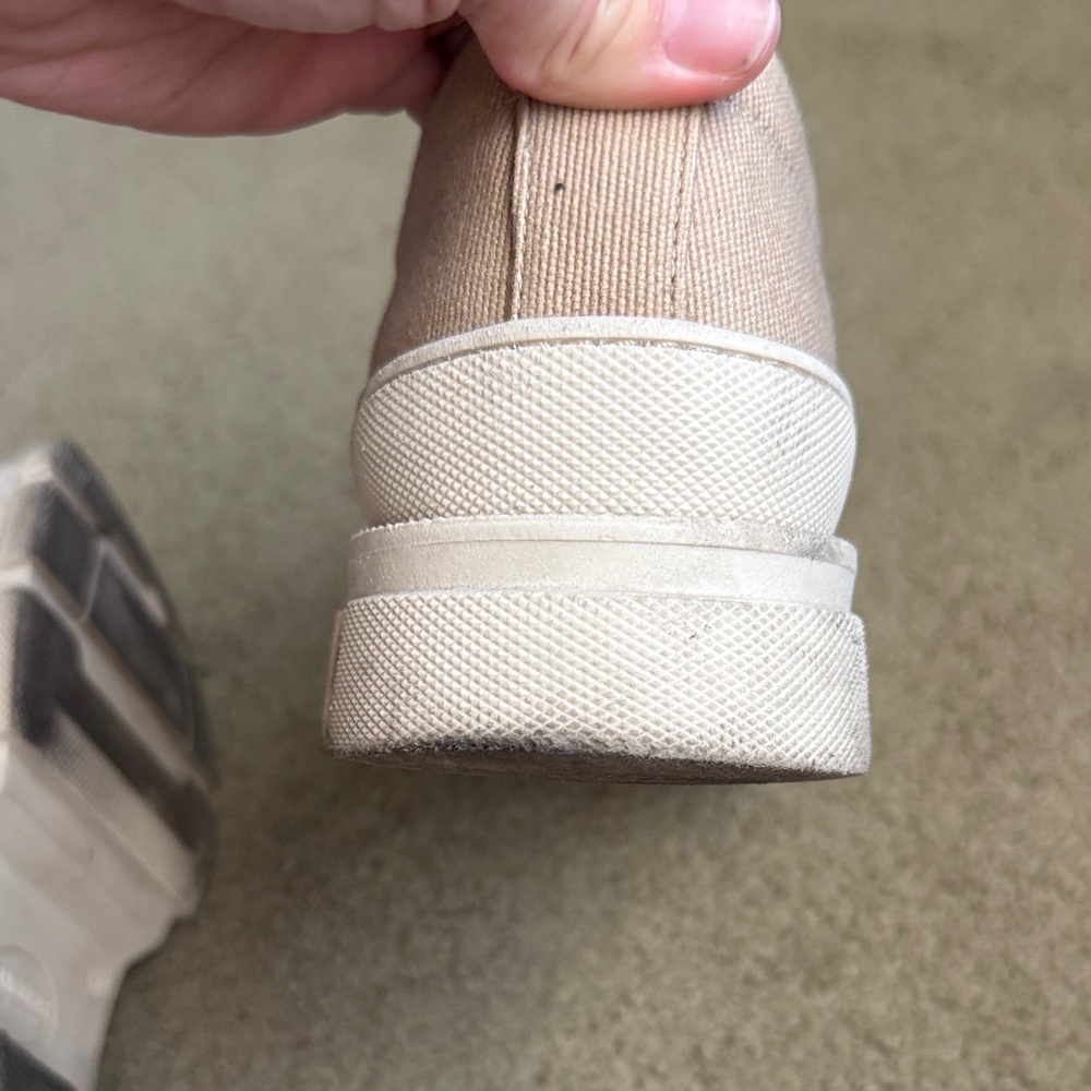 Angulus Light Brown Canvas Lace-Up Shoes - Picture 7 of 8